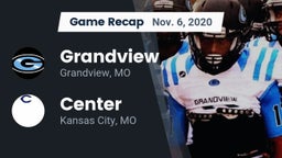 Recap: Grandview  vs. Center  2020