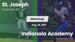 Matchup: St. Joseph vs. Indianola Academy  2017