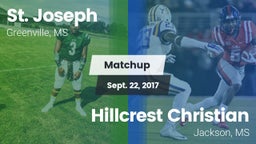Matchup: St. Joseph vs. Hillcrest Christian  2017