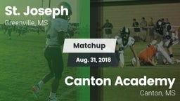 Matchup: St. Joseph vs. Canton Academy  2018