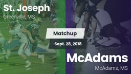 Matchup: St. Joseph vs. McAdams  2018