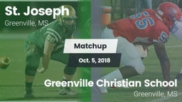 Matchup: St. Joseph vs. Greenville Christian School 2018