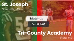 Matchup: St. Joseph vs. Tri-County Academy  2018