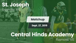 Matchup: St. Joseph vs. Central Hinds Academy  2019