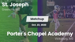 Matchup: St. Joseph vs. Porter's Chapel Academy  2020