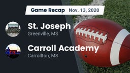 Recap: St. Joseph  vs. Carroll Academy  2020