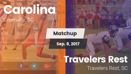 Matchup: Carolina vs. Travelers Rest  2017