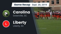 Recap: Carolina  vs. Liberty  2019