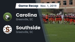 Recap: Carolina  vs. Southside  2019