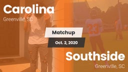 Matchup: Carolina vs. Southside  2020