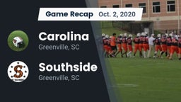 Recap: Carolina  vs. Southside  2020