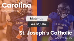 Matchup: Carolina vs. St. Joseph's Catholic  2020