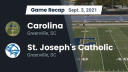 Recap: Carolina  vs. St. Joseph's Catholic  2021
