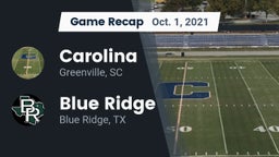 Recap: Carolina  vs. Blue Ridge  2021