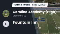 Recap: Carolina Academy (High) vs. Fountain Inn  2022