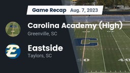 Recap: Carolina Academy (High) vs. Eastside  2023