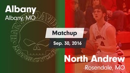 Matchup: Albany vs. North Andrew  2016