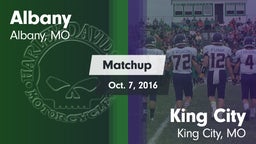 Matchup: Albany vs. King City  2016