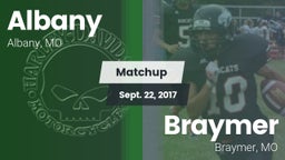 Matchup: Albany vs. Braymer  2017