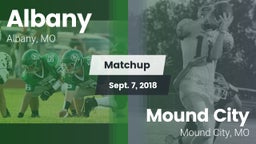 Matchup: Albany vs. Mound City  2018