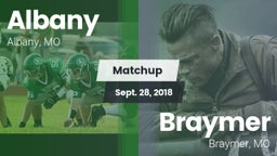 Matchup: Albany vs. Braymer  2018