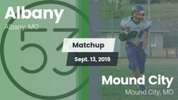 Matchup: Albany vs. Mound City  2019