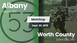 Matchup: Albany vs. Worth County  2019