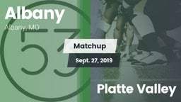 Matchup: Albany vs. Platte Valley 2019