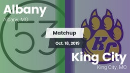 Matchup: Albany vs. King City  2019
