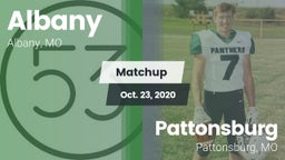 Matchup: Albany vs. Pattonsburg  2020