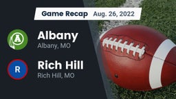 Recap: Albany  vs. Rich Hill  2022