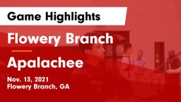 Flowery Branch  vs Apalachee  Game Highlights - Nov. 13, 2021