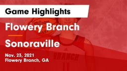 Flowery Branch  vs Sonoraville  Game Highlights - Nov. 23, 2021