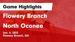 Flowery Branch  vs North Oconee  Game Highlights - Jan. 4, 2022