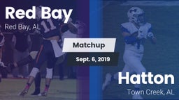 Matchup: Red Bay vs. Hatton  2019