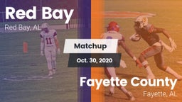Matchup: Red Bay vs. Fayette County  2020