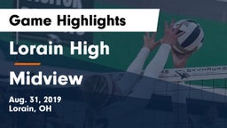Lorain High vs Midview  Game Highlights - Aug. 31, 2019