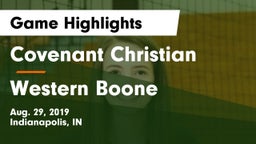 Covenant Christian  vs Western Boone  Game Highlights - Aug. 29, 2019