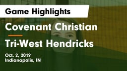 Covenant Christian  vs Tri-West Hendricks  Game Highlights - Oct. 2, 2019