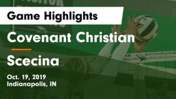 Covenant Christian  vs Scecina Game Highlights - Oct. 19, 2019