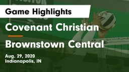 Covenant Christian  vs Brownstown Central  Game Highlights - Aug. 29, 2020