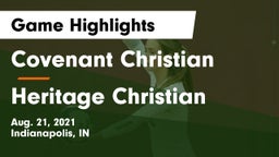 Covenant Christian  vs Heritage Christian  Game Highlights - Aug. 21, 2021