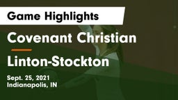 Covenant Christian  vs Linton-Stockton  Game Highlights - Sept. 25, 2021