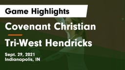 Covenant Christian  vs Tri-West Hendricks  Game Highlights - Sept. 29, 2021