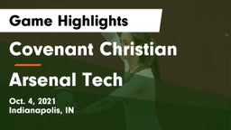 Covenant Christian  vs Arsenal Tech Game Highlights - Oct. 4, 2021