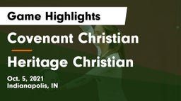 Covenant Christian  vs Heritage Christian  Game Highlights - Oct. 5, 2021
