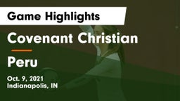 Covenant Christian  vs Peru Game Highlights - Oct. 9, 2021