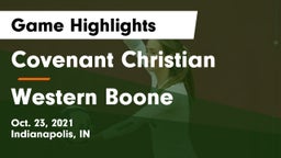 Covenant Christian  vs Western Boone Game Highlights - Oct. 23, 2021