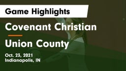 Covenant Christian  vs Union County Game Highlights - Oct. 23, 2021