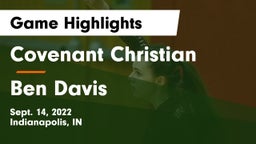 Covenant Christian  vs Ben Davis  Game Highlights - Sept. 14, 2022